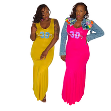 Load image into Gallery viewer, 3D University Maxi Dress