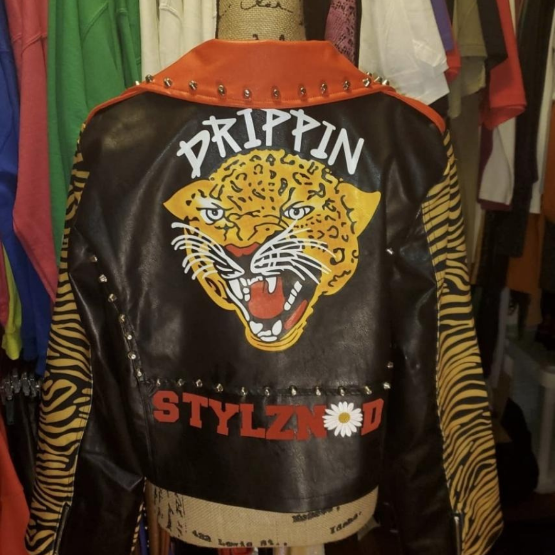 tiger leather jacket
