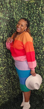 Load image into Gallery viewer, Rainbow skirt set
