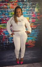 Load image into Gallery viewer, Crop top high waist sweatsuit
