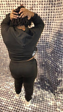 Load image into Gallery viewer, Crop top high waist sweatsuit
