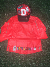 Load image into Gallery viewer, Red October Moto jacket
