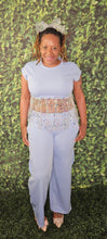 Load image into Gallery viewer, Crop top sequins pant sets
