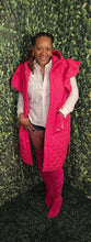 Load image into Gallery viewer, Quilted maxi puffer vest
