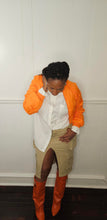 Load image into Gallery viewer, Orange crop jacket
