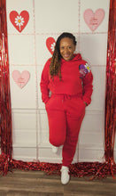 Load image into Gallery viewer, Crop top high waist sweatsuit
