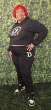 Load image into Gallery viewer, Crop top high waist sweatsuit
