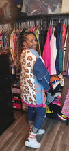 Load image into Gallery viewer, Denim &amp; Cardigan graphic Sweater
