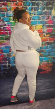 Load image into Gallery viewer, Crop top high waist sweatsuit
