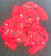 Load image into Gallery viewer, Red October Moto jacket
