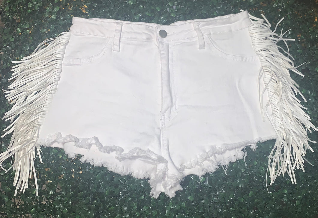 Fringe shorts