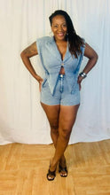 Load image into Gallery viewer, Denim Romper

