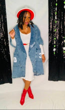 Load image into Gallery viewer, Denim cardigan
