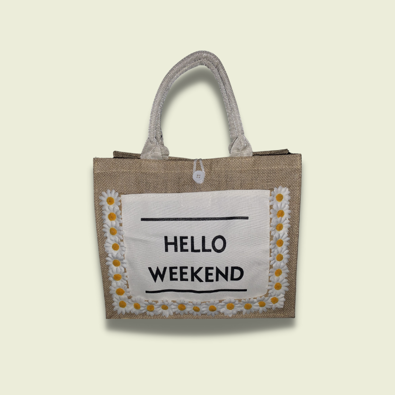 Hello Weekender Tote