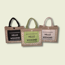 Load image into Gallery viewer, Hello Weekender Tote
