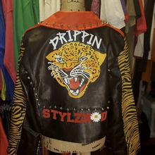 Load image into Gallery viewer, Tiger Leather Jacket
