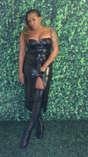 Load image into Gallery viewer, Faux leather dress
