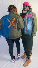 Load image into Gallery viewer, Unisex army cross over jacket
