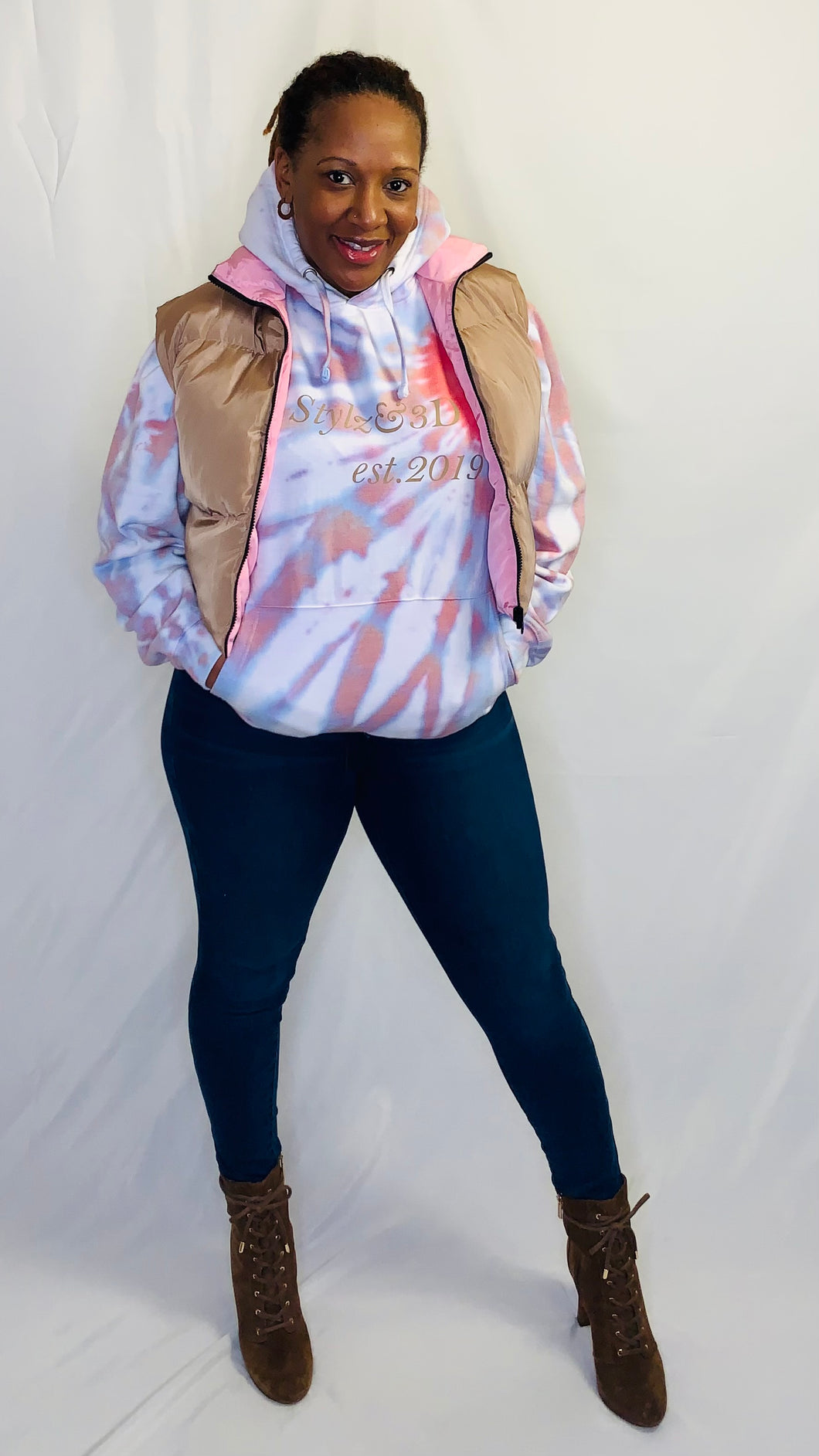 Tied-dye sweatshirt