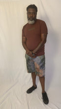 Load image into Gallery viewer, Mens tie dyed shorts
