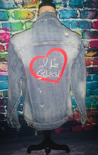 Load image into Gallery viewer, Denim Love jacket
