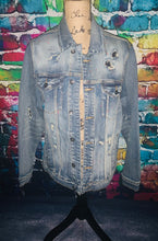 Load image into Gallery viewer, Denim Love jacket
