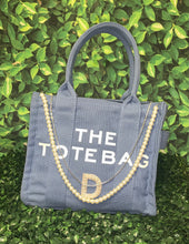 Load image into Gallery viewer, Chain &amp; Pearl Tote Bags
