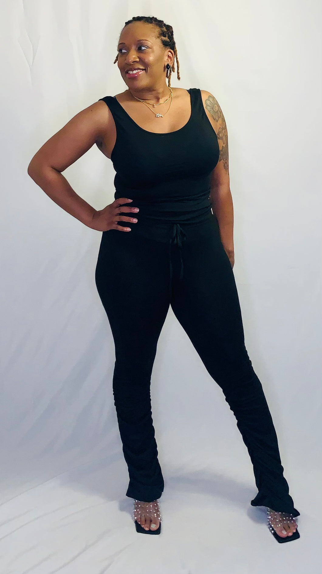 Tank top stacked 2 piece