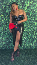 Load image into Gallery viewer, Faux leather dress
