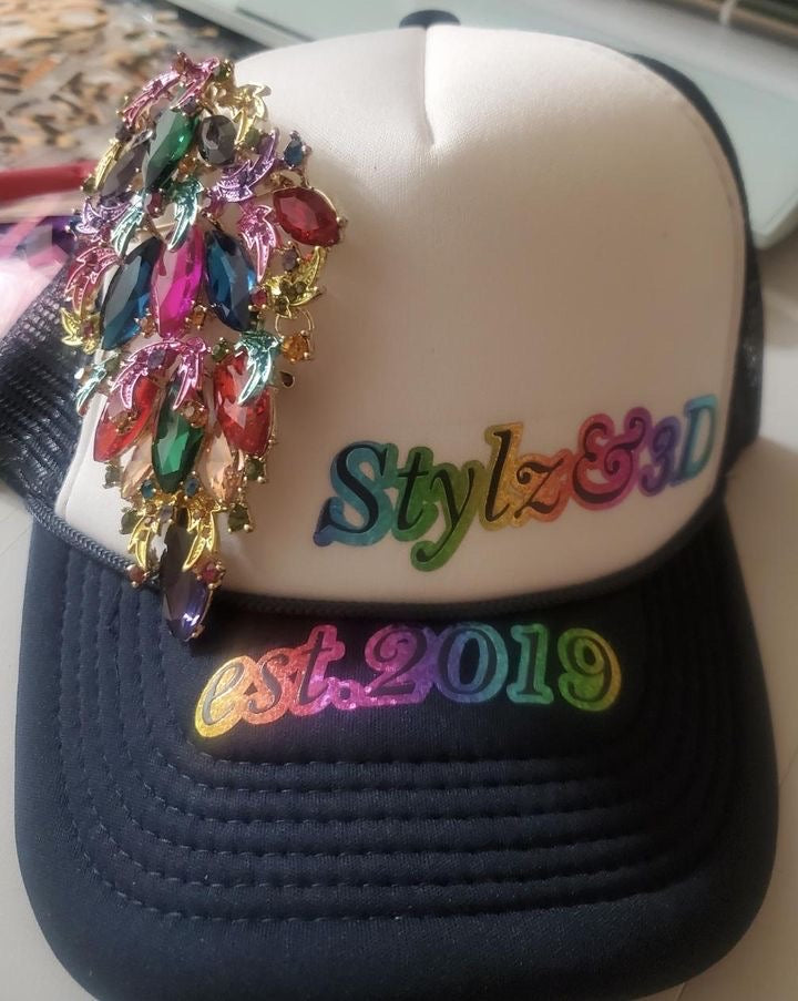 Rhinestone baseball hat