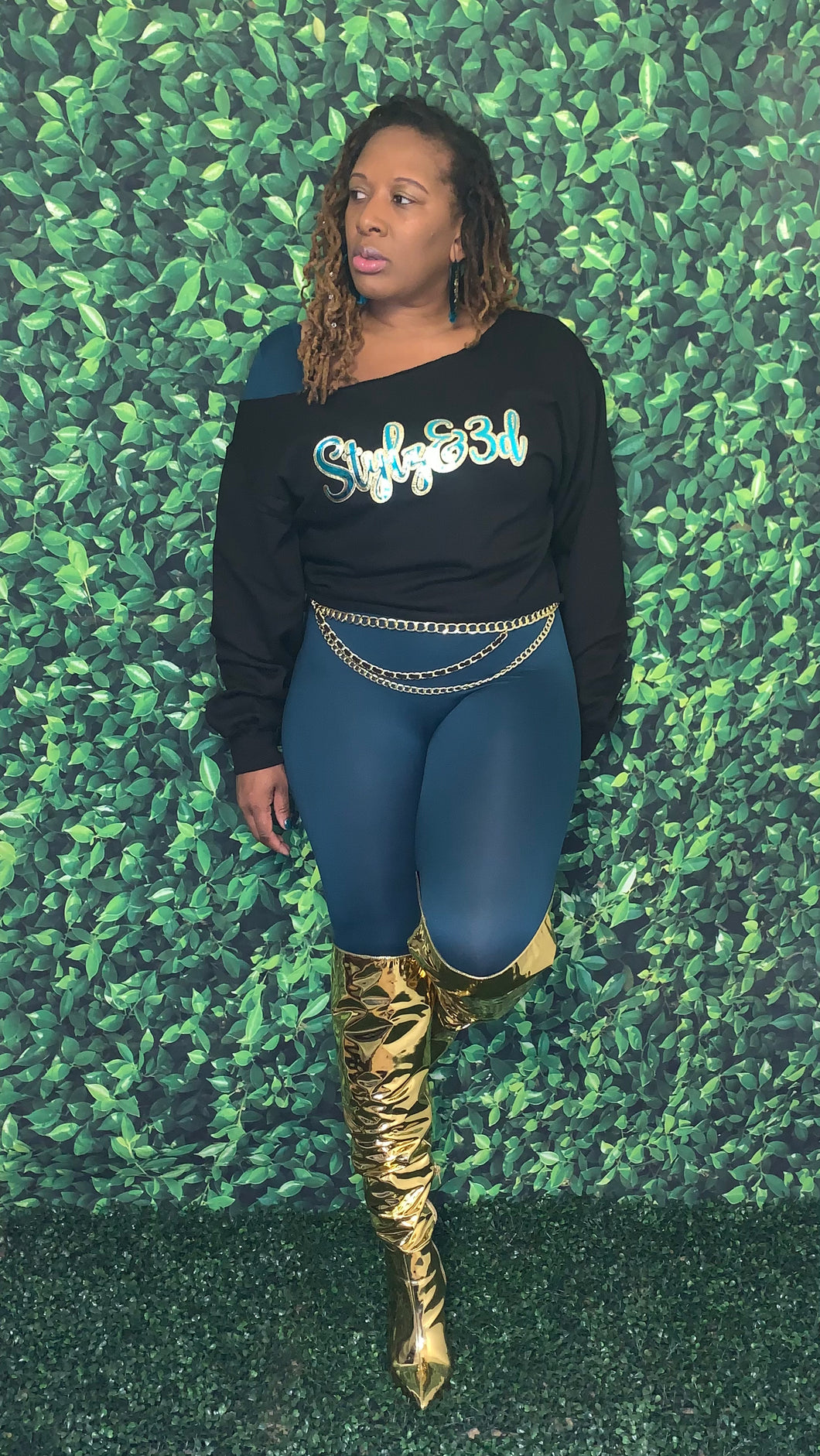 Crop top sweatshirt